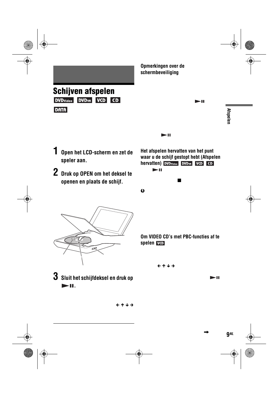 Schijven afspelen | Sony DVP-FX780 User Manual | Page 117 / 132