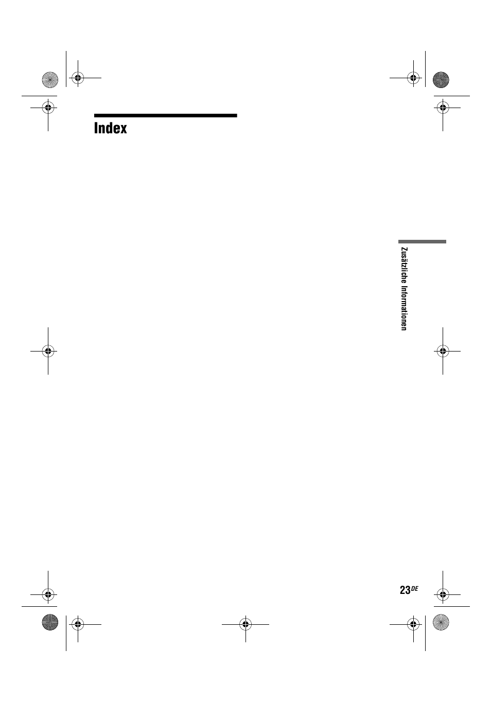Index | Sony DVP-FX780 User Manual | Page 65 / 132