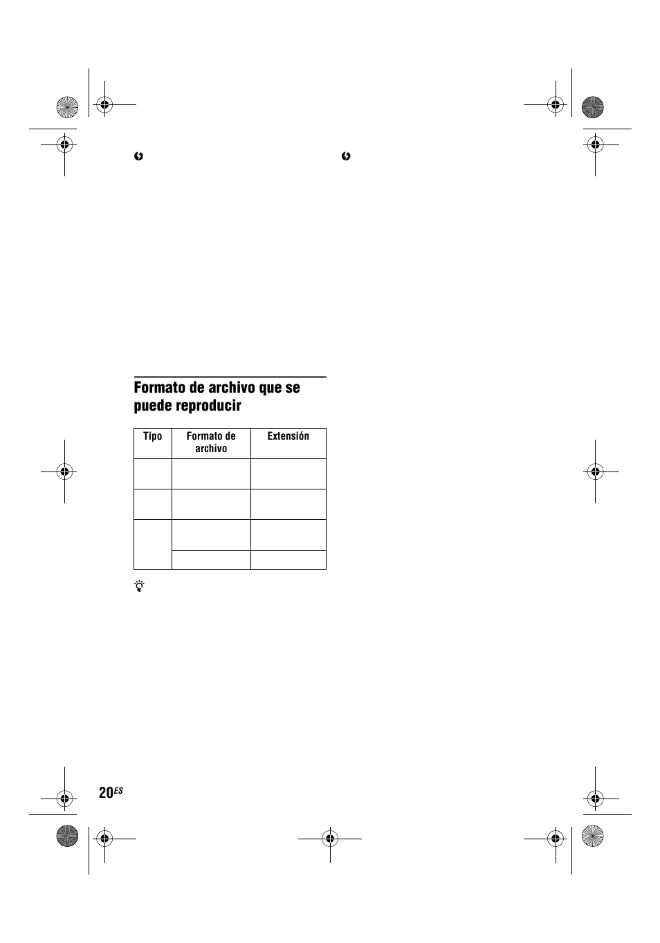Formato de archivo que se puede reproducir | Sony DVP-FX780 User Manual | Page 84 / 132