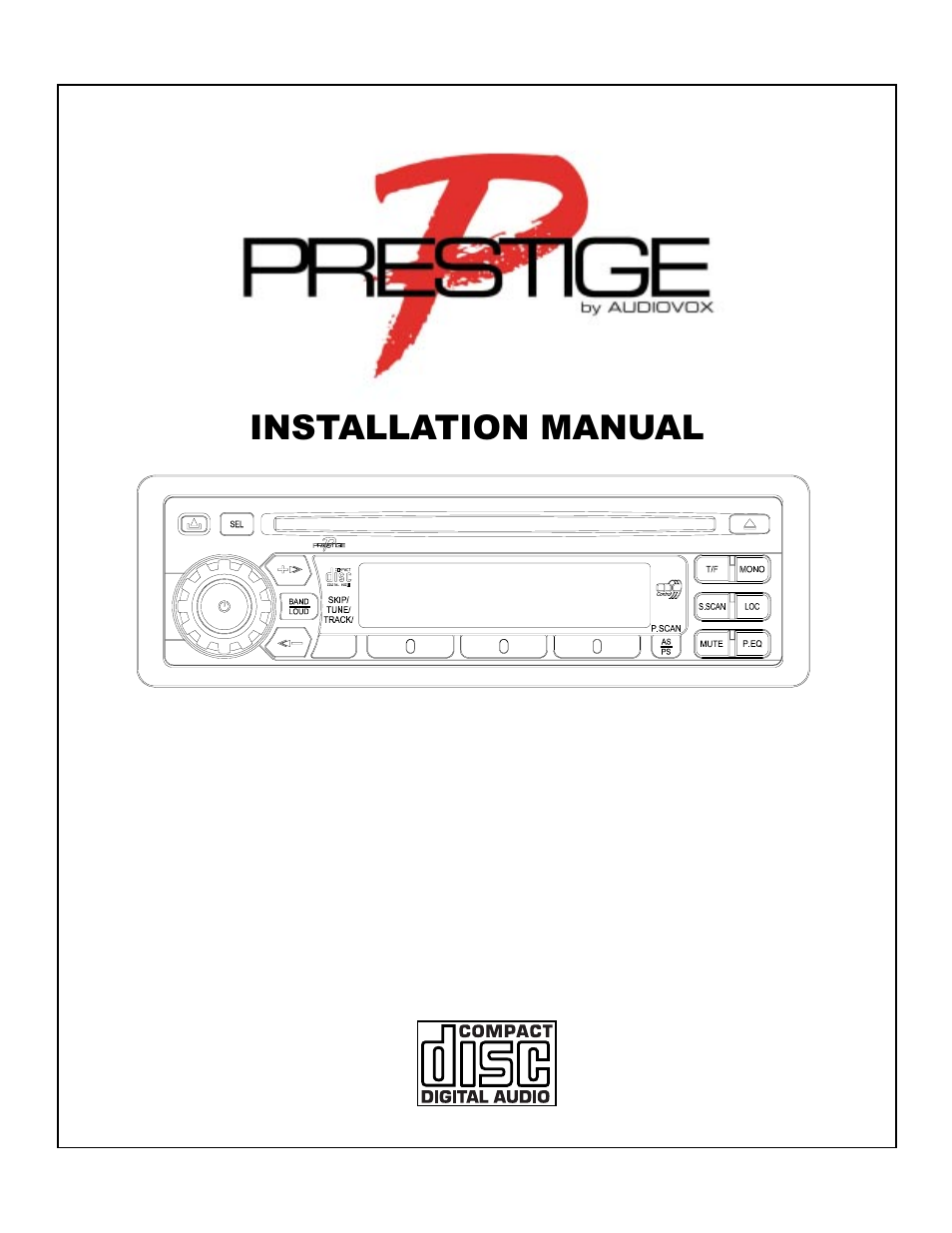 Audiovox P-956 User Manual | 6 pages