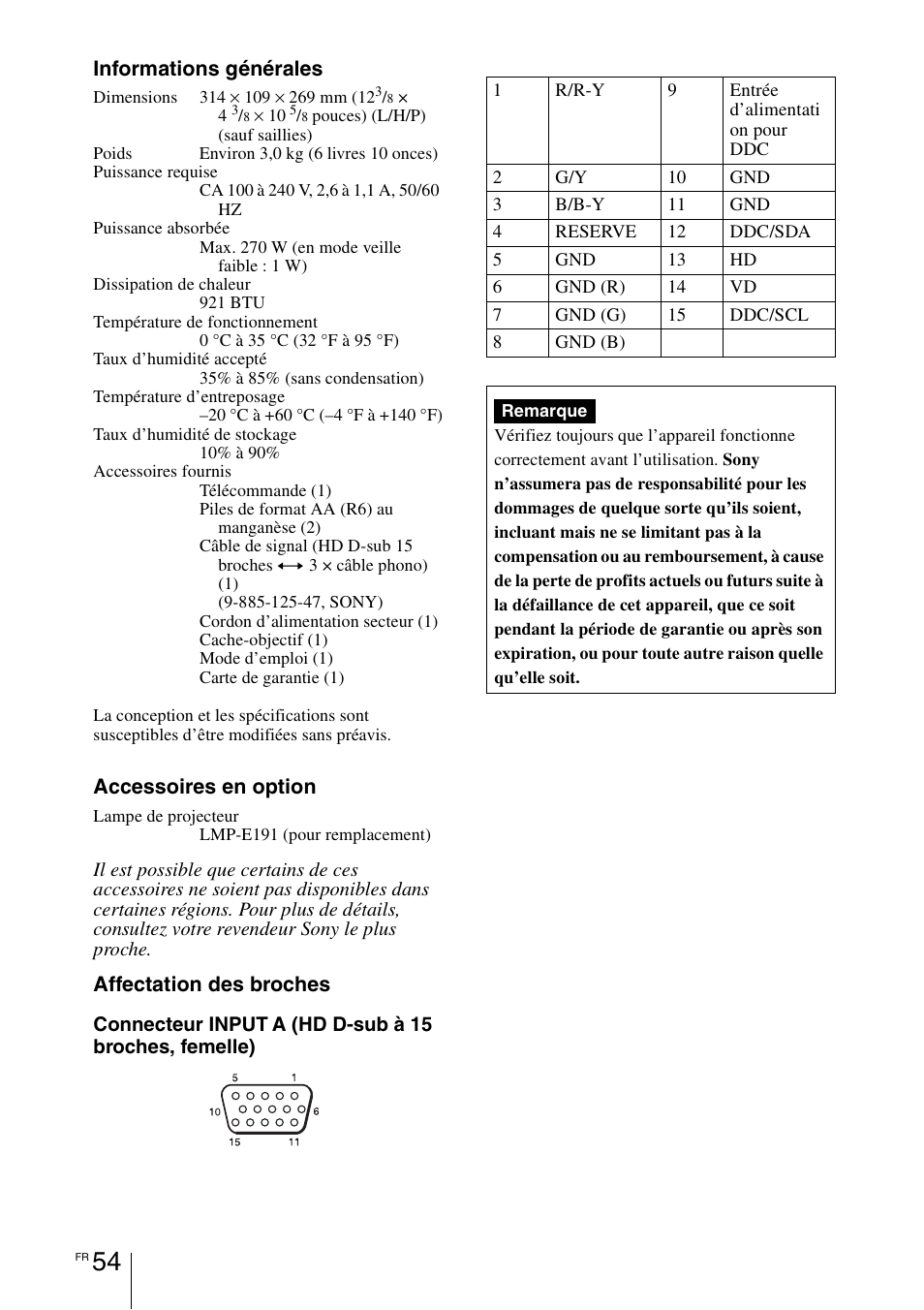 Sony VPL-BW7 User Manual | Page 116 / 324