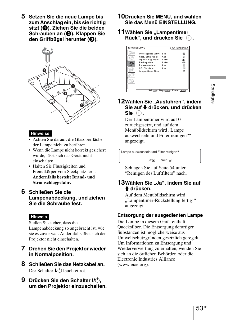 Seite 53 | Sony VPL-BW7 User Manual | Page 179 / 324