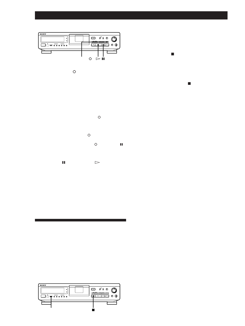 Bediening voor het opnemen | Sony DTC-ZE700 User Manual | Page 36 / 96