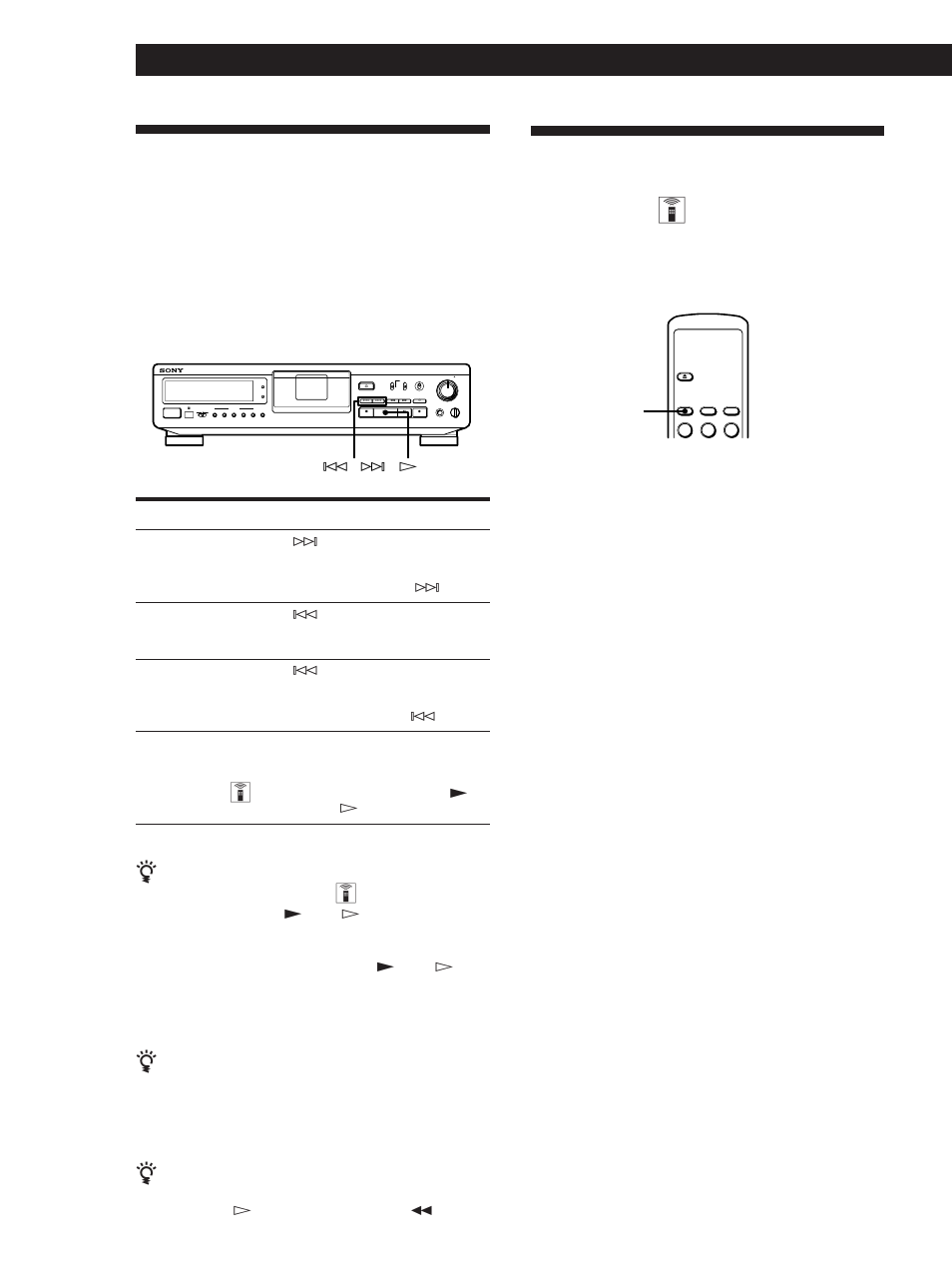 Bediening voor het afspelen 14, Alle muziekstukken herhaald weergeven | Sony DTC-ZE700 User Manual | Page 38 / 96