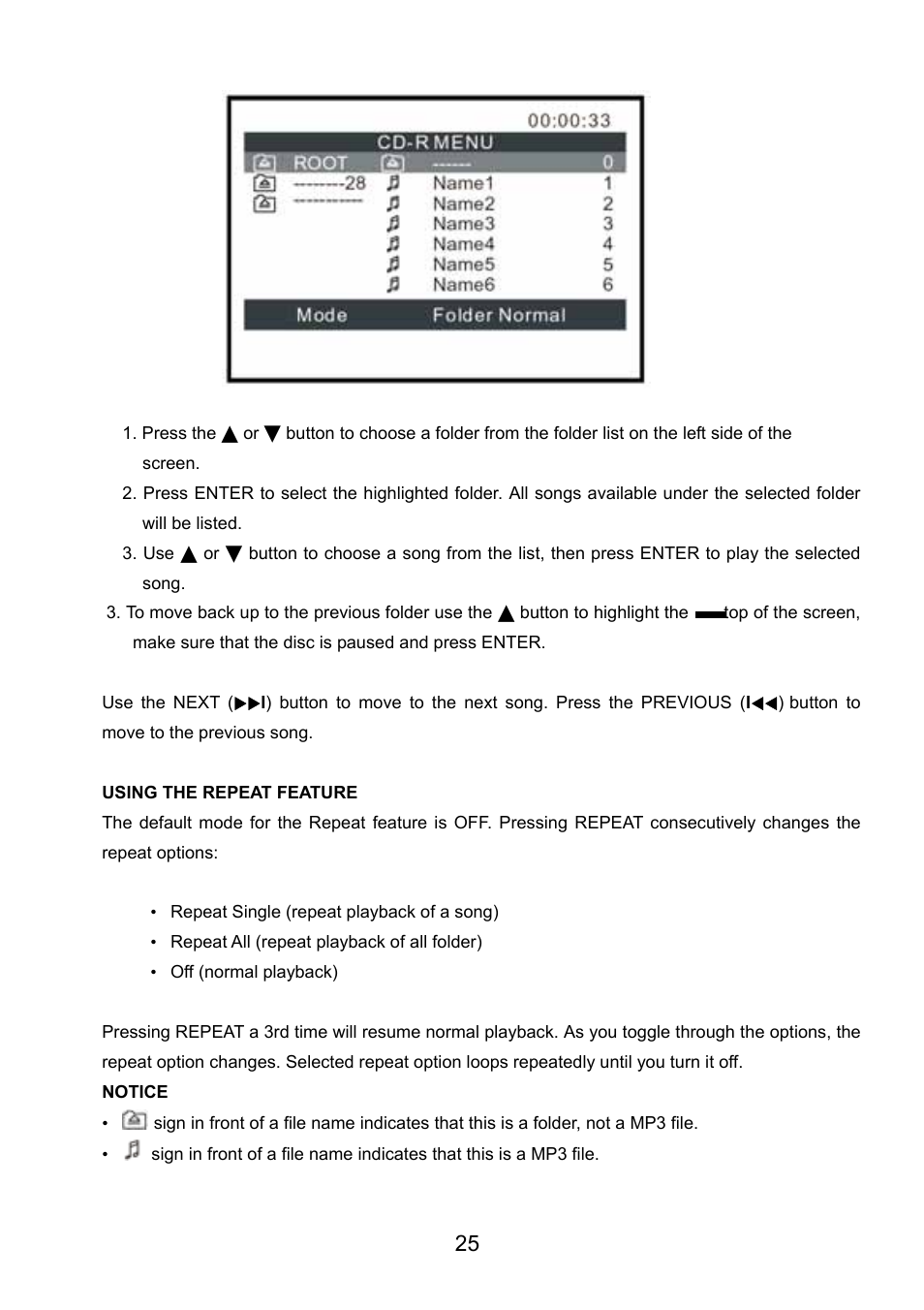 Audiovox VE726 User Manual | Page 26 / 33