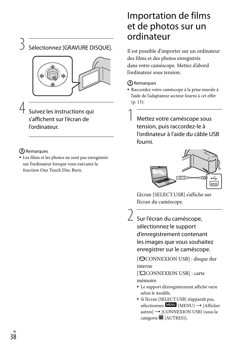 Sony DCR-SX15E User Manual | Page 38 / 283