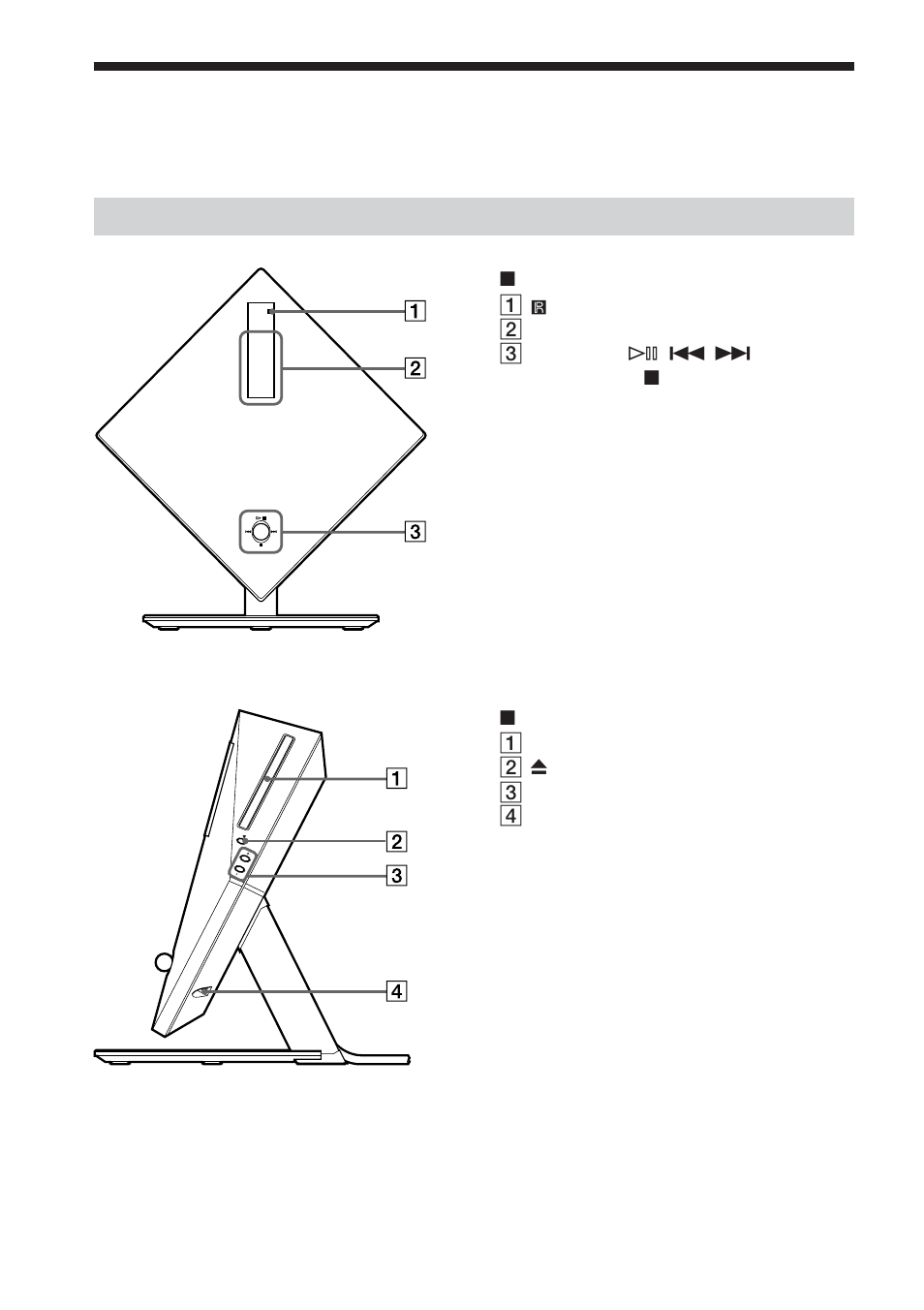 Onderdelen en bedieningselementen | Sony DAV-DS1000 User Manual | Page 10 / 344