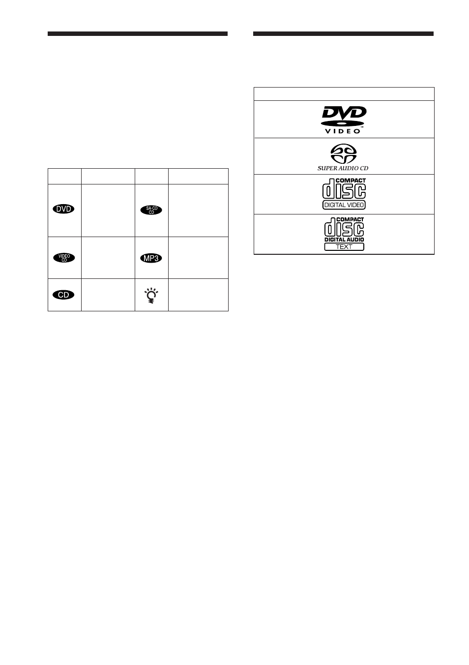 Informazioni relative a questo manuale, Dischi riproducibili dal sistema | Sony DAV-DS1000 User Manual | Page 178 / 344