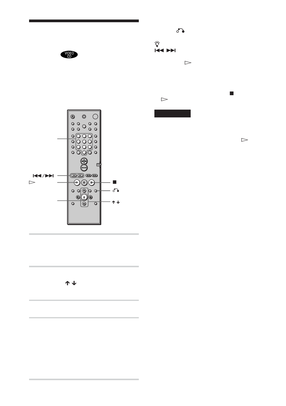 Video cd’s met pbc functies afspelen, Pbc- weergave), Druk op enter | Sony DAV-DS1000 User Manual | Page 40 / 344