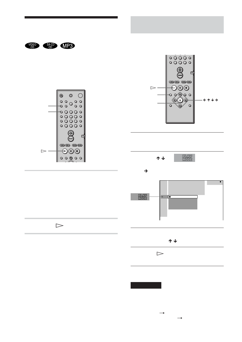 Weergave in willekeurige volgorde, Shuffle play), Druk op h | Willekeurige weergave kiezen in het bedieningsmenu | Sony DAV-DS1000 User Manual | Page 44 / 344