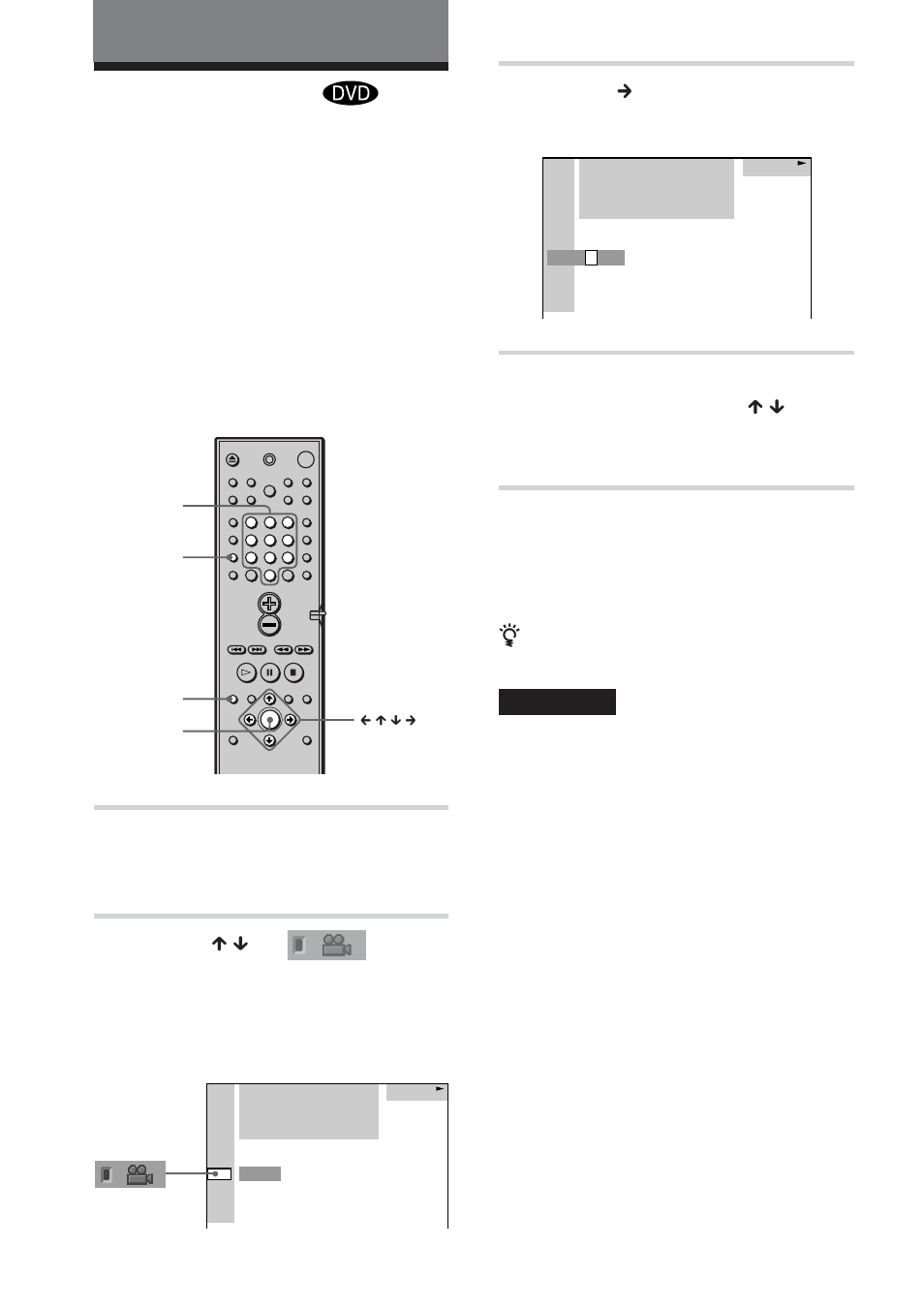 Hoeken wijzigen, Druk op dvd display tijdens de weergave, Druk op x / x om (hoek) te kiezen | Druk op c of enter | Sony DAV-DS1000 User Manual | Page 56 / 344