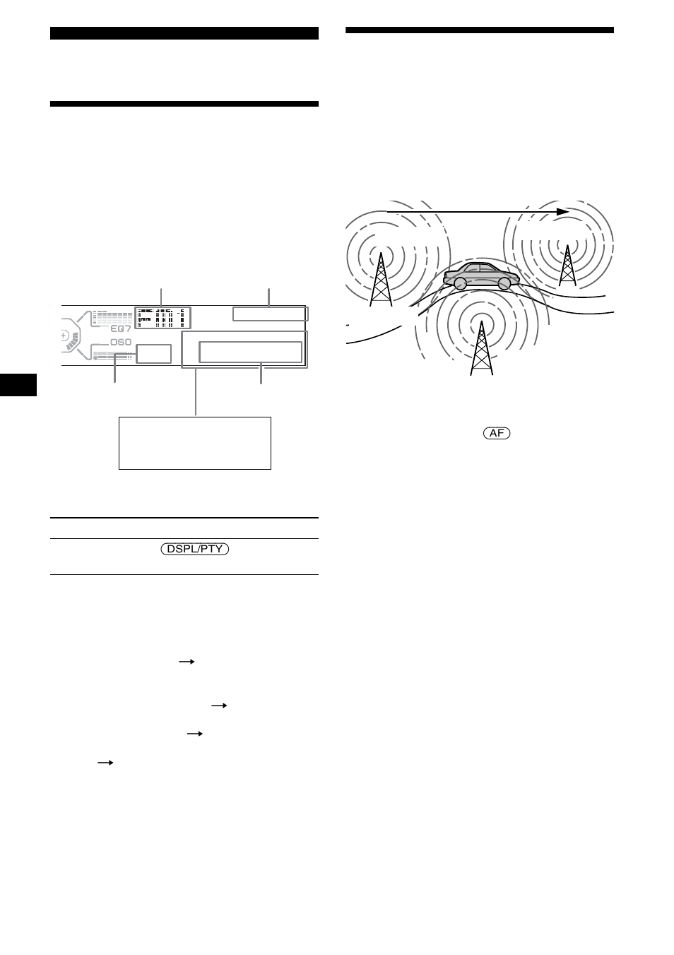 Presentazione della funzione rds, Funzione af, Ottimale — funzione af | Sony CDX-M850MP User Manual | Page 124 / 178