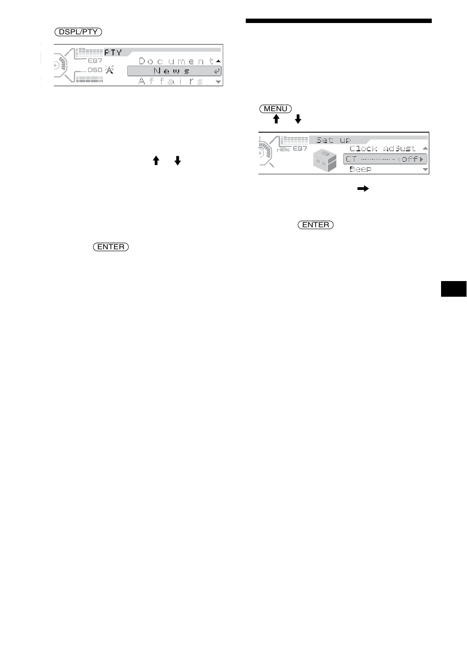 Klok automatisch instellen | Sony CDX-M850MP User Manual | Page 163 / 178