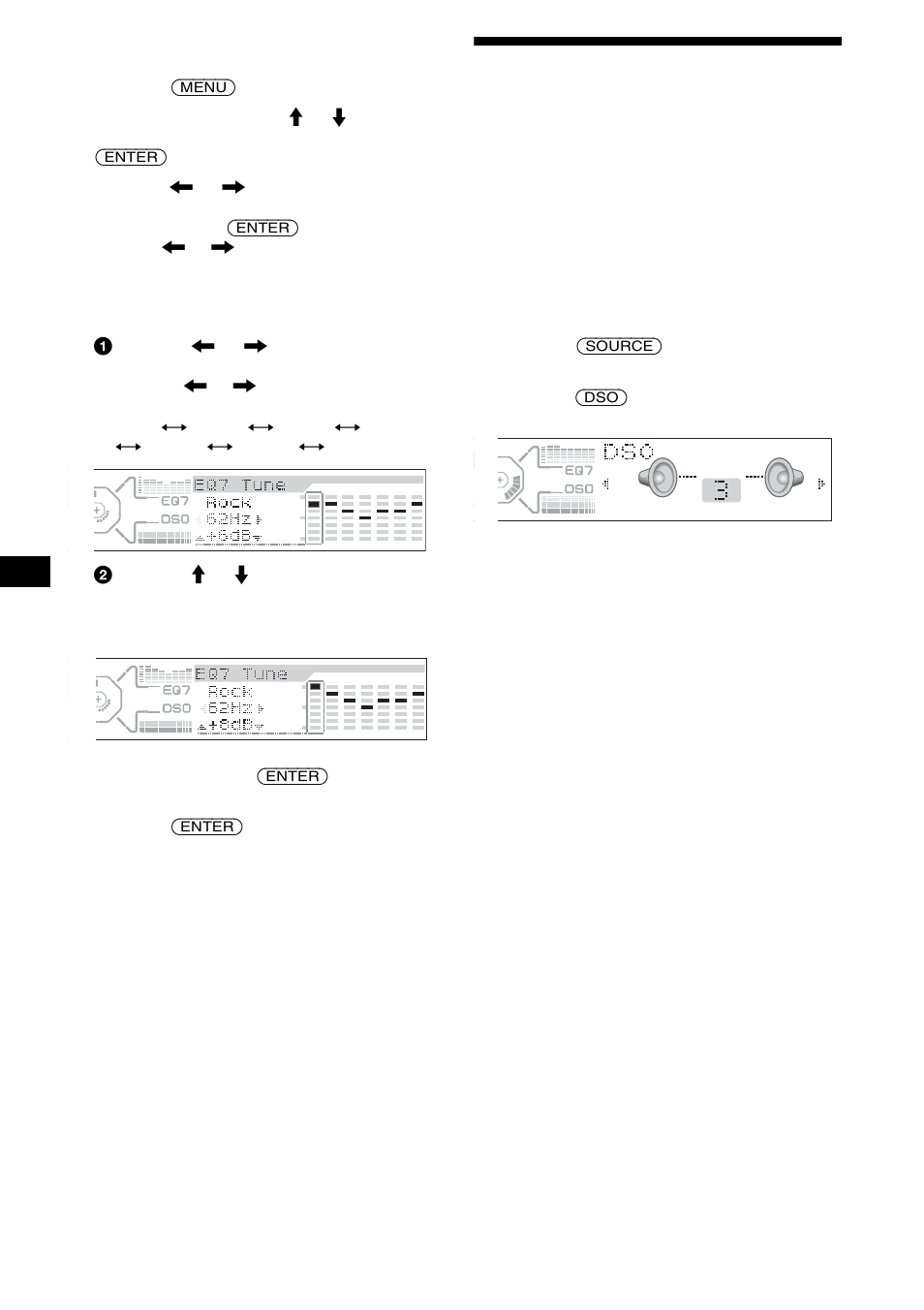 Dynamic soundstage organizer (dso) instellen, Dynamic soundstage organizer (dso), Instellen | S 26 | Sony CDX-M850MP User Manual | Page 168 / 178