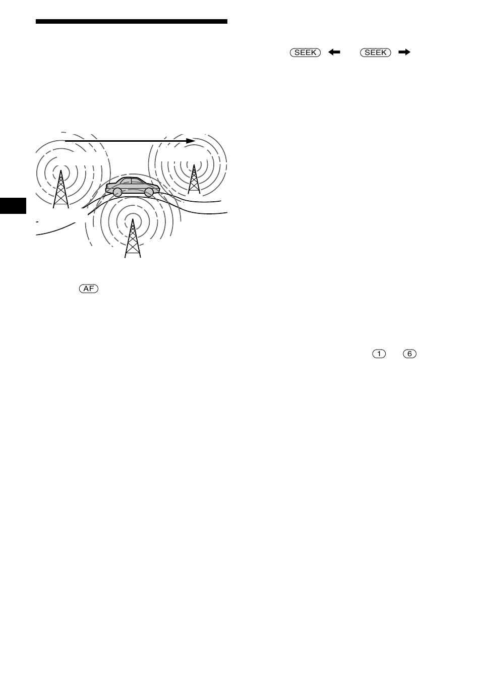 Automatic retuning for best reception results, Af function, 18 automatic retuning for best reception results | Sony CDX-M850MP User Manual | Page 18 / 178