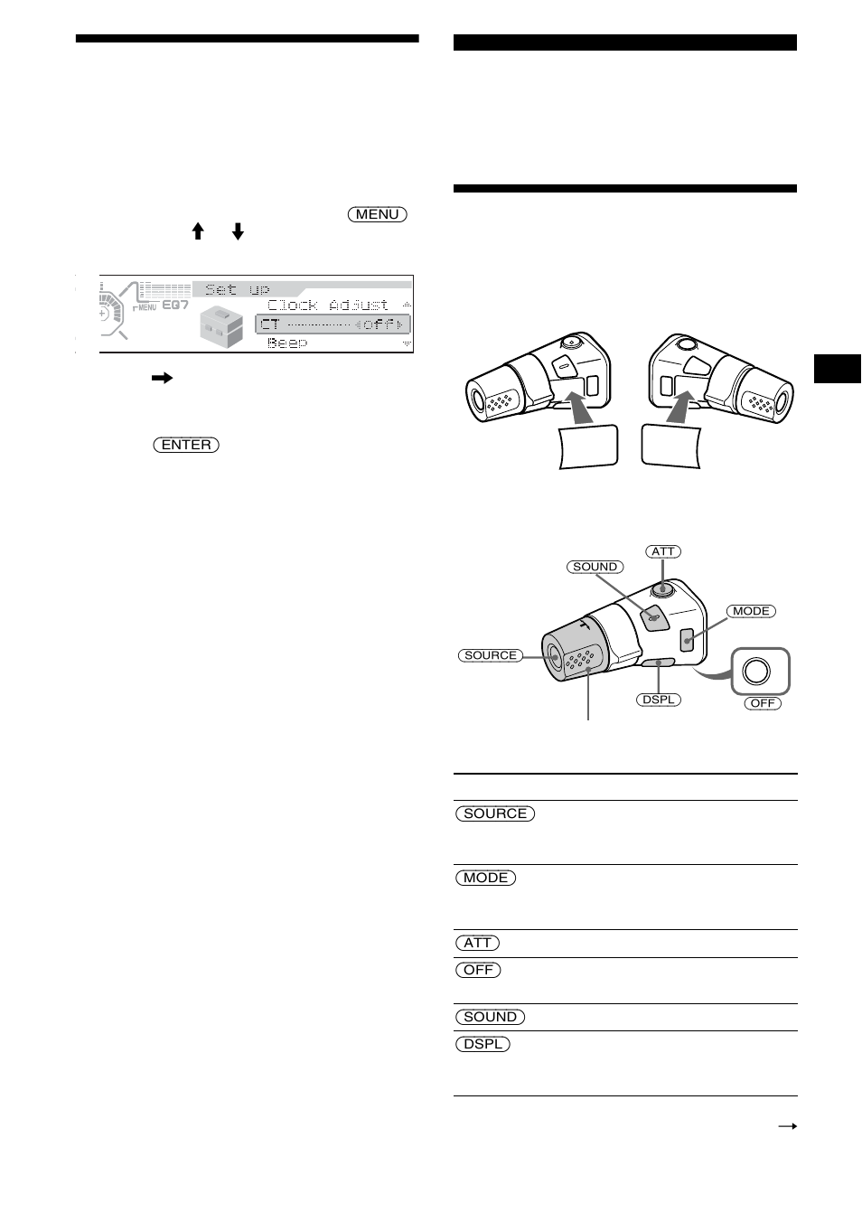 Setting the clock automatically, Other functions, Using the rotary commander | 21 setting the clock automatically | Sony CDX-M850MP User Manual | Page 21 / 178