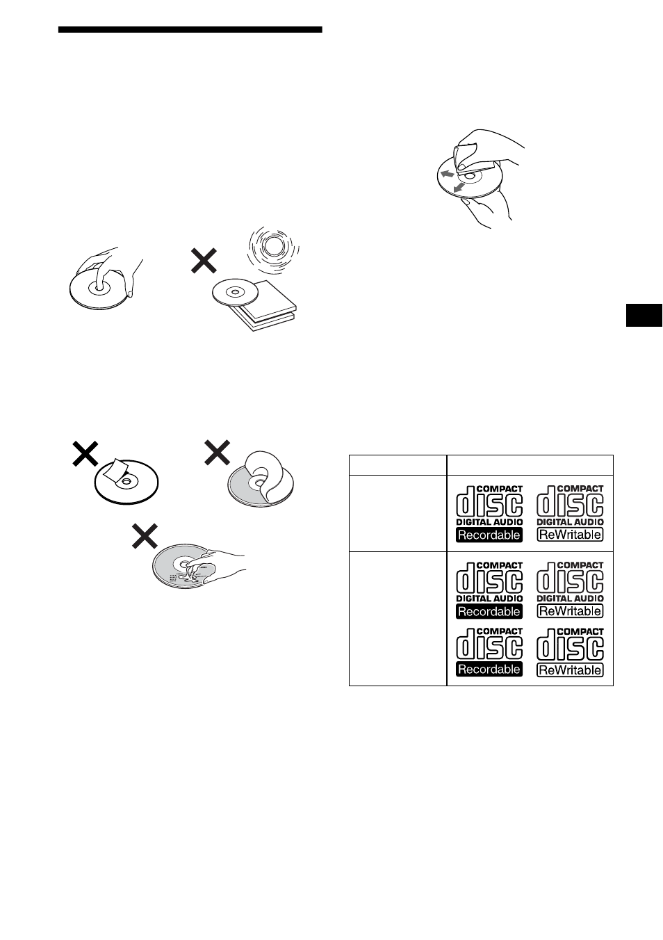 Hinweise zu cds, 7hinweise zu cds | Sony CDX-M850MP User Manual | Page 41 / 178