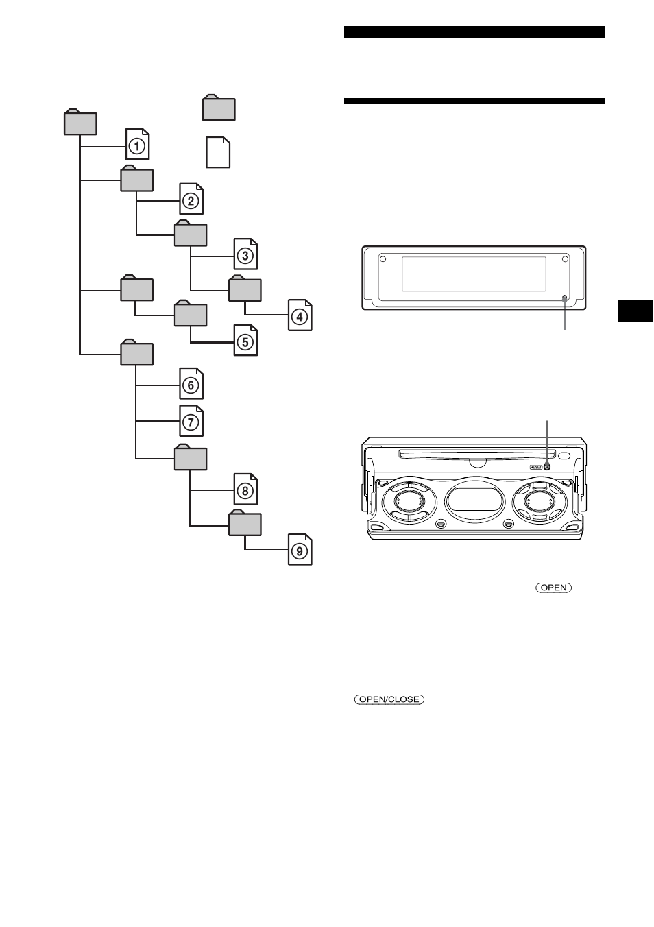 Vorbereitungen, Zurücksetzen des geräts | Sony CDX-M850MP User Manual | Page 43 / 178