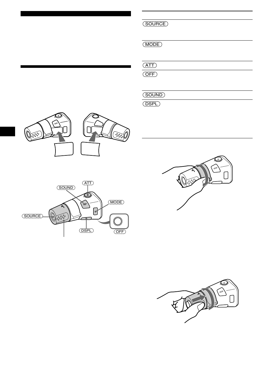 Weitere funktionen, Der joystick | Sony CDX-M850MP User Manual | Page 56 / 178