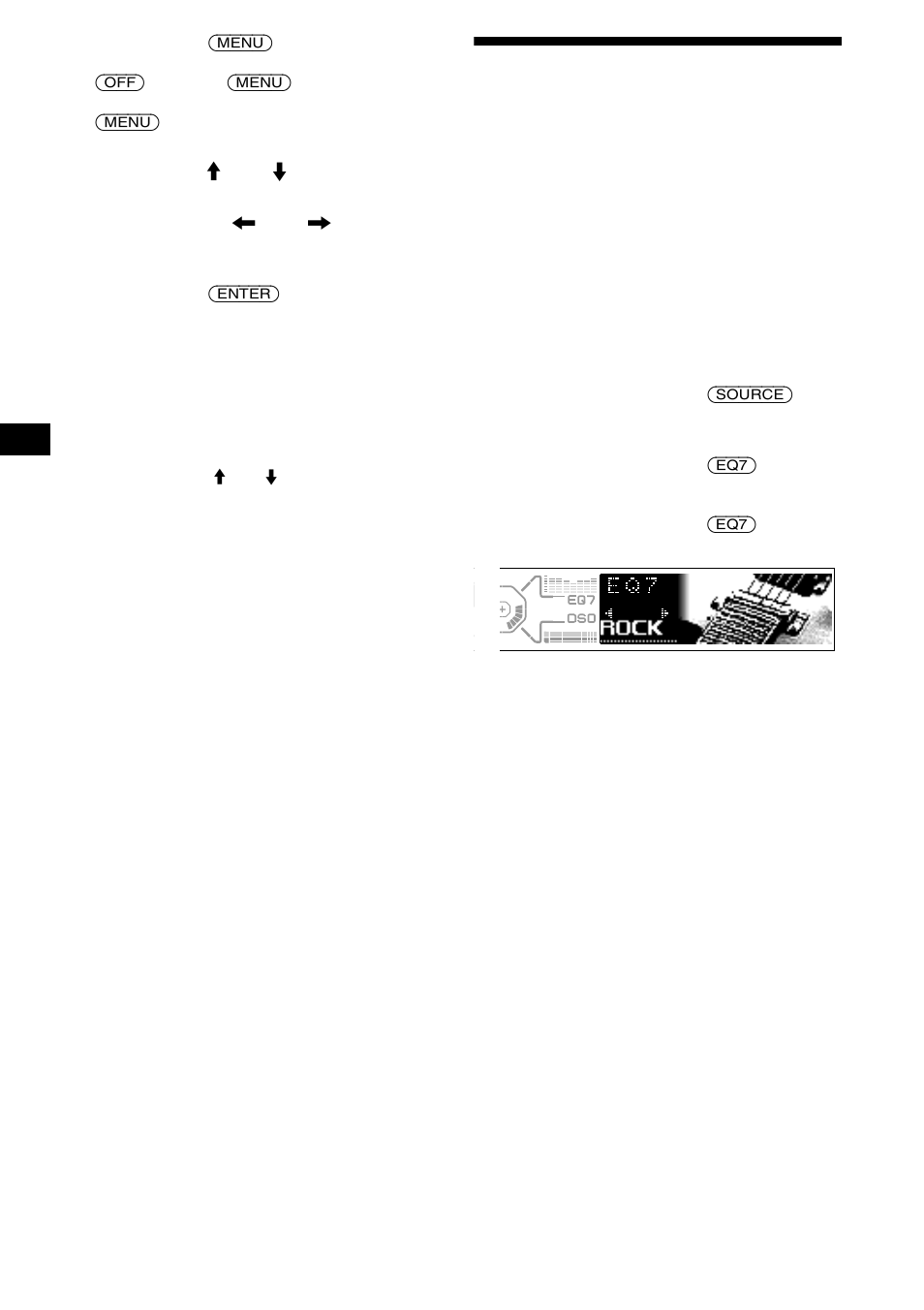 Einstellen des equalizers (eq7) | Sony CDX-M850MP User Manual | Page 60 / 178