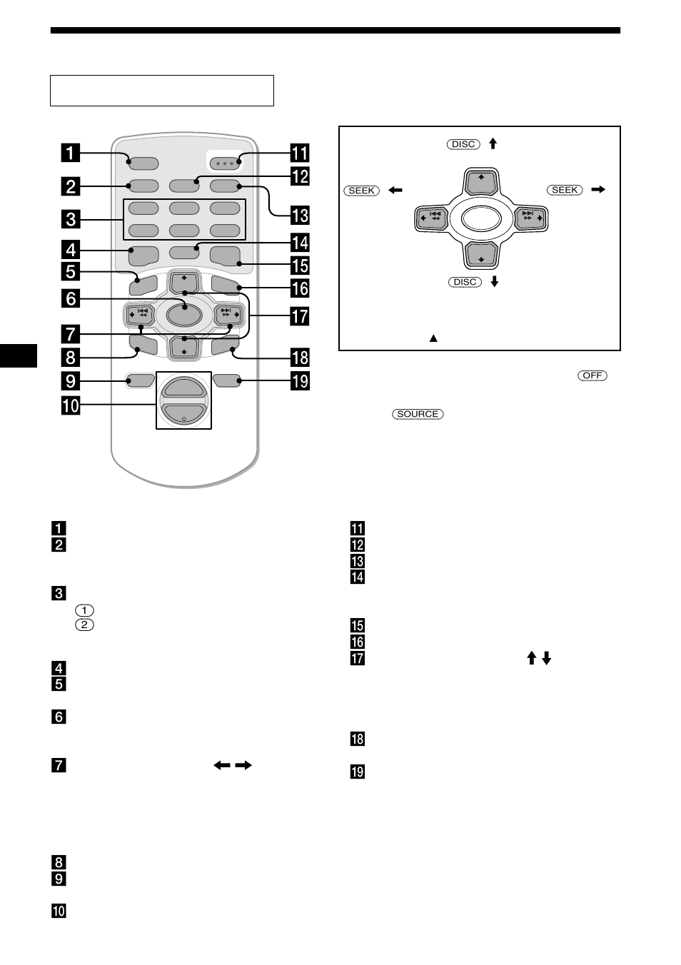 Emplacement des commandes, 4emplacement des commandes, Mini-télécommande rm-x111 | Sony CDX-M850MP User Manual | Page 74 / 178