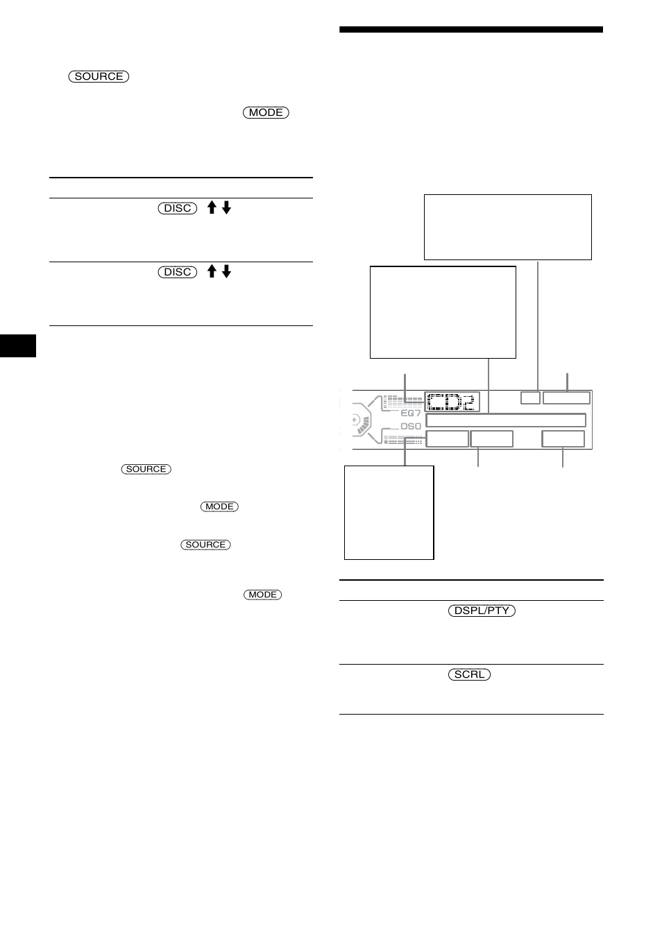 Rubriques d’affichage | Sony CDX-M850MP User Manual | Page 82 / 178