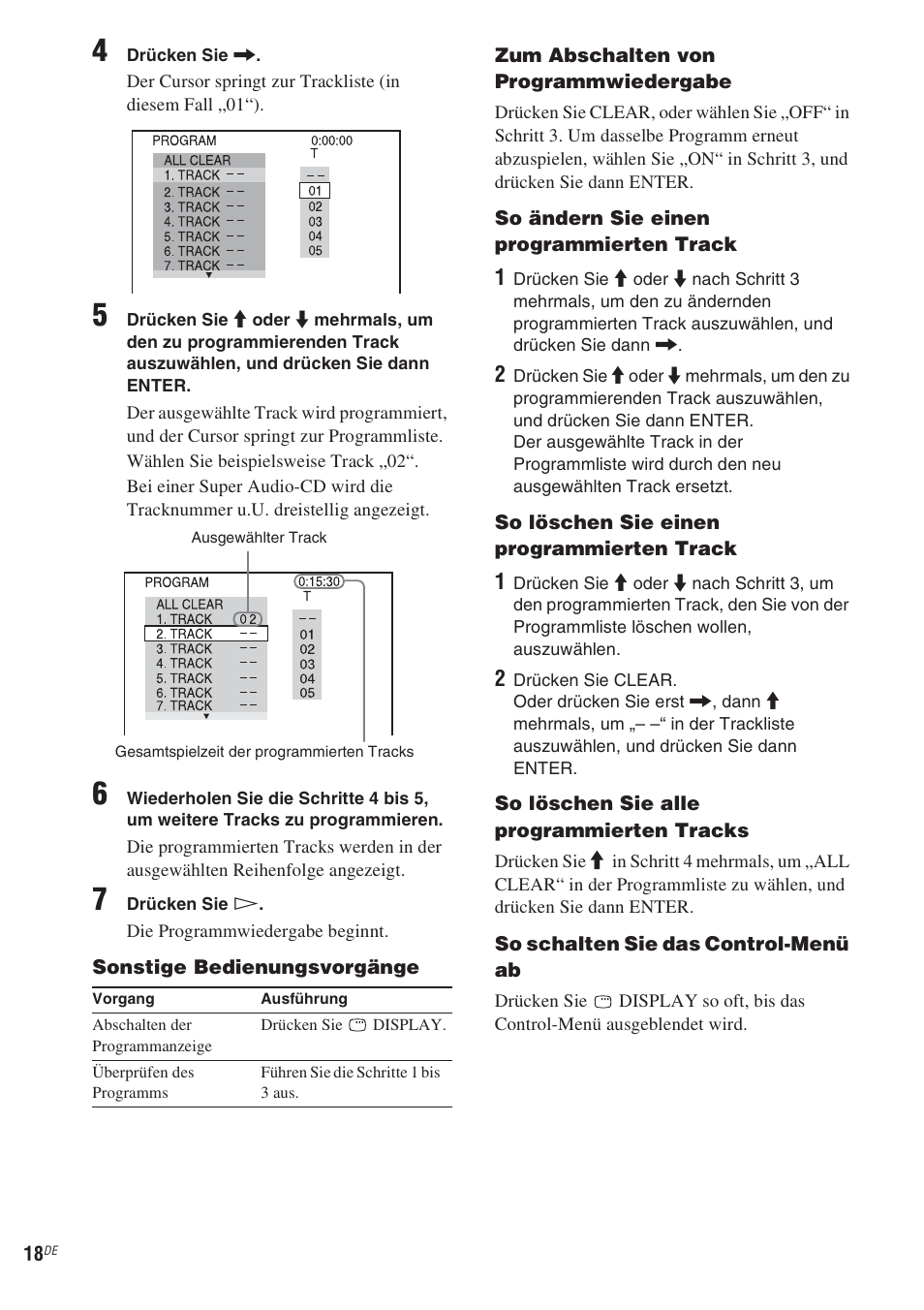 Sony CMT-WS2D User Manual | Page 18 / 244