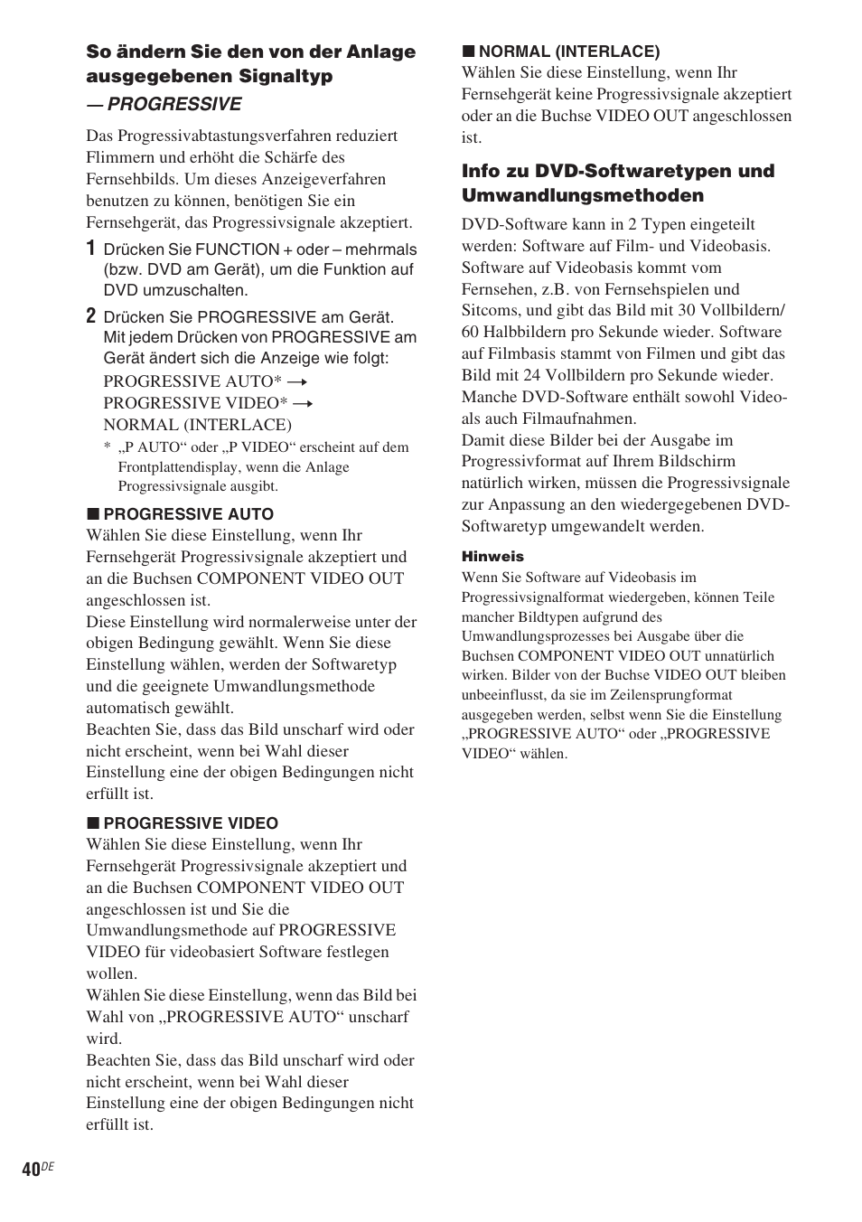 Sony CMT-WS2D User Manual | Page 40 / 244