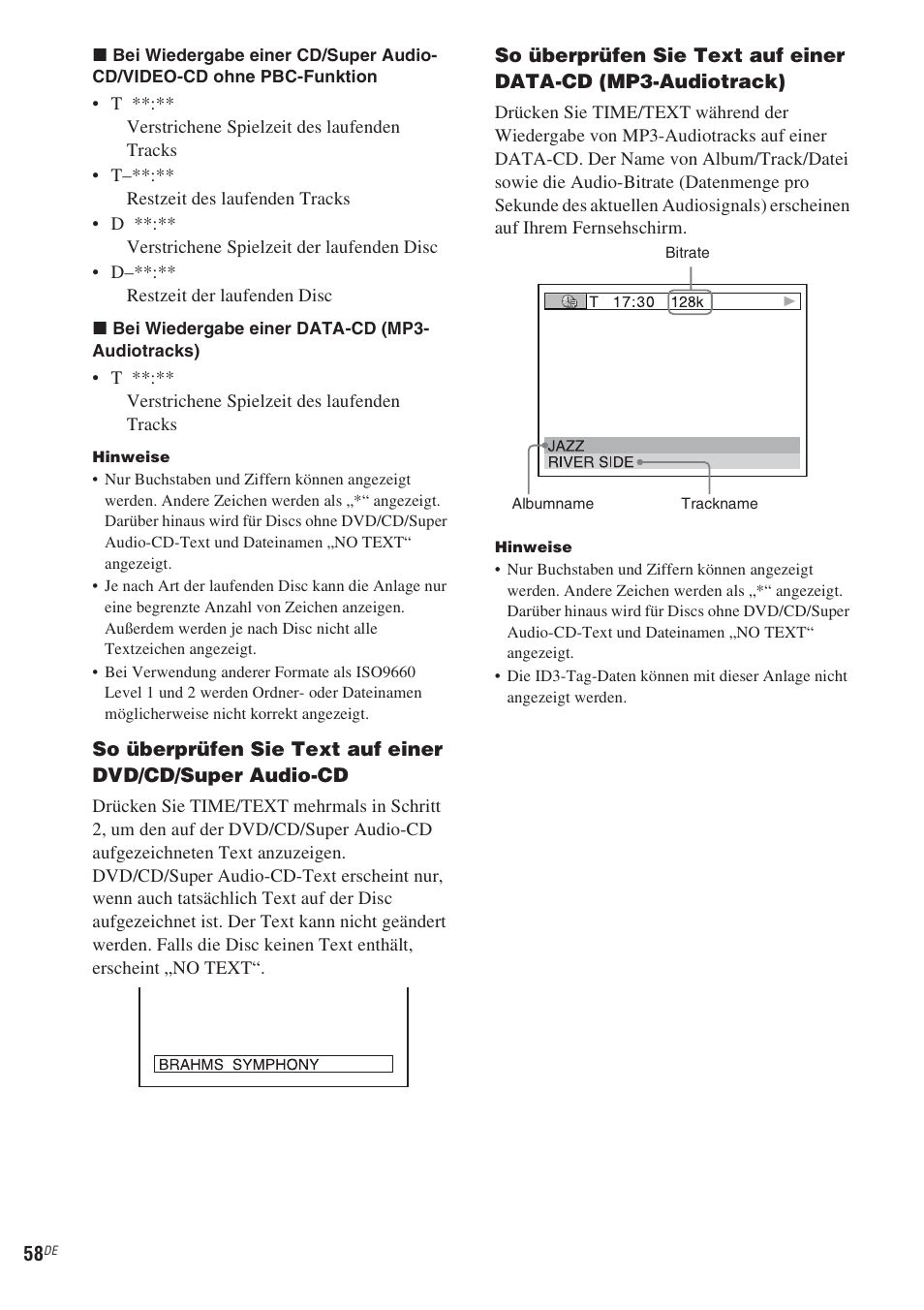 Sony CMT-WS2D User Manual | Page 58 / 244
