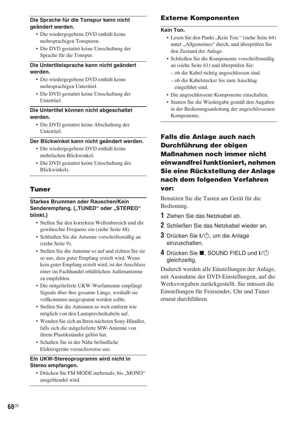 Sony CMT-WS2D User Manual | Page 68 / 244