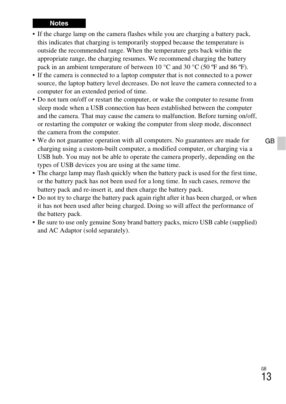 Sony ILCE-3000 User Manual | Page 13 / 579