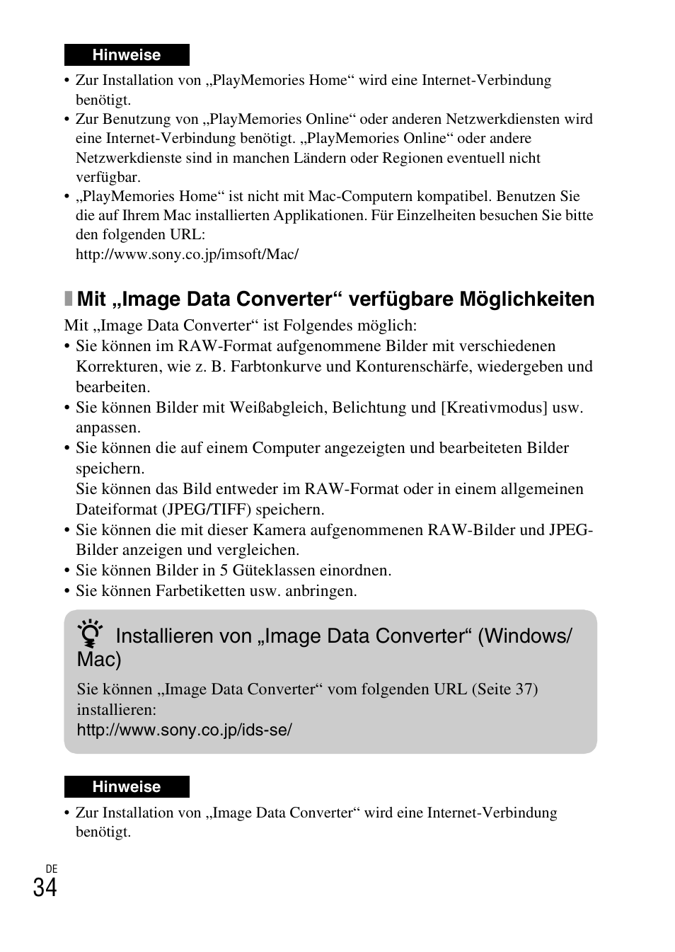 Sony ILCE-3000 User Manual | Page 148 / 579