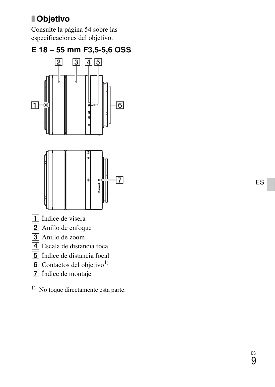 Xobjetivo | Sony ILCE-3000 User Manual | Page 179 / 579