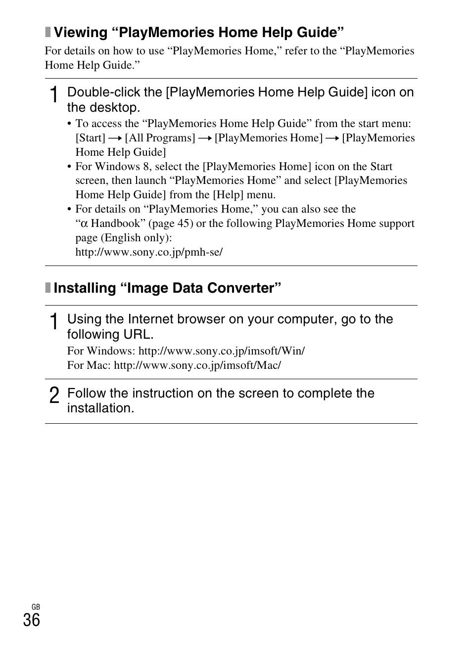 Sony ILCE-3000 User Manual | Page 36 / 579