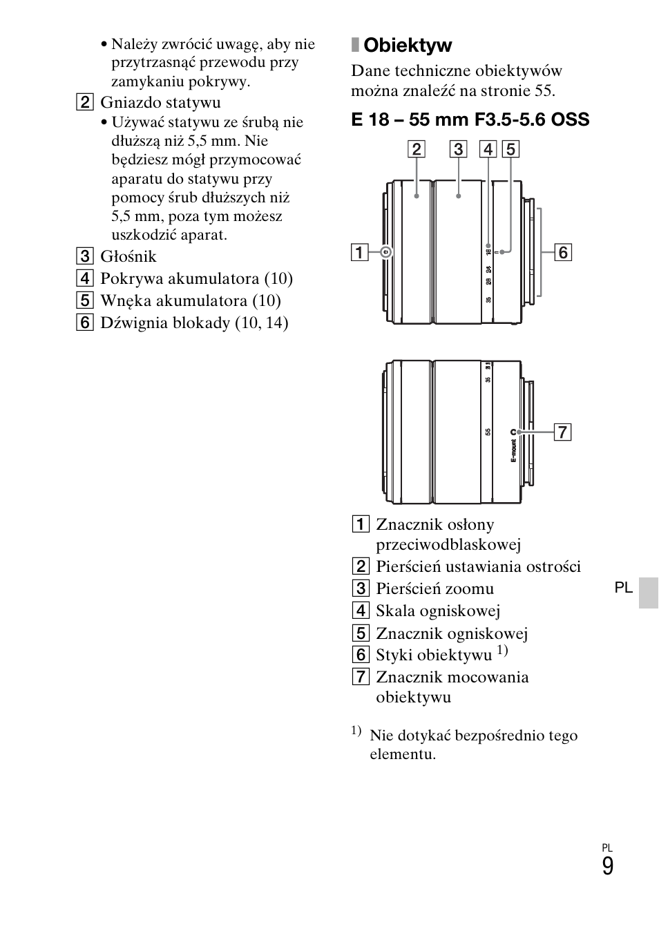 Xobiektyw | Sony ILCE-3000 User Manual | Page 405 / 579
