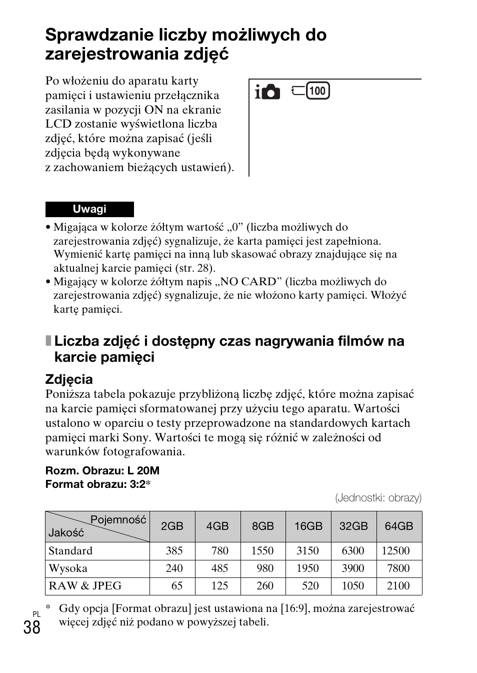 Pozostałe informacje, Zdjęcia | Sony ILCE-3000 User Manual | Page 434 / 579