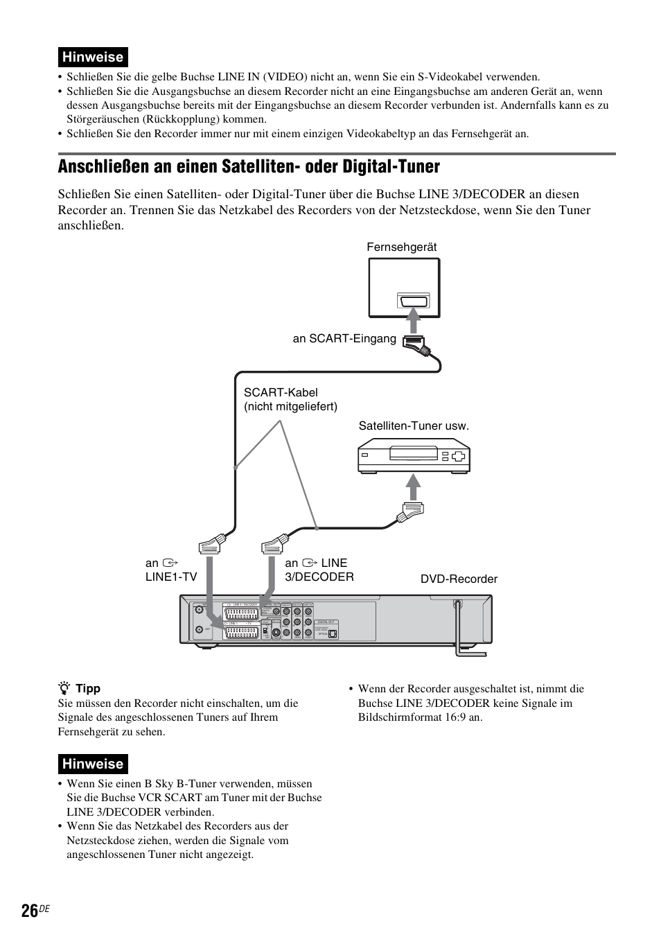 Hinweise | Sony DAR-RD100 User Manual | Page 156 / 520