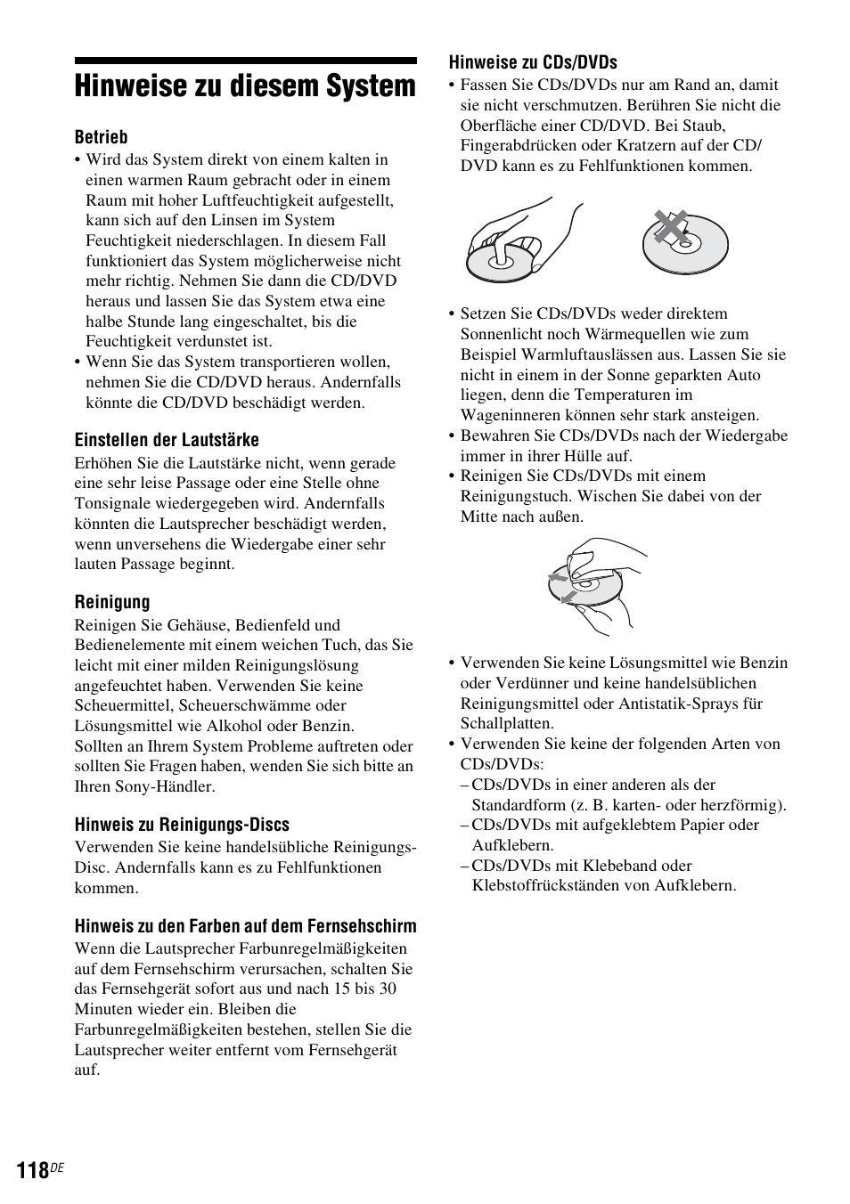 Hinweise zu diesem system | Sony DAR-RD100 User Manual | Page 248 / 520