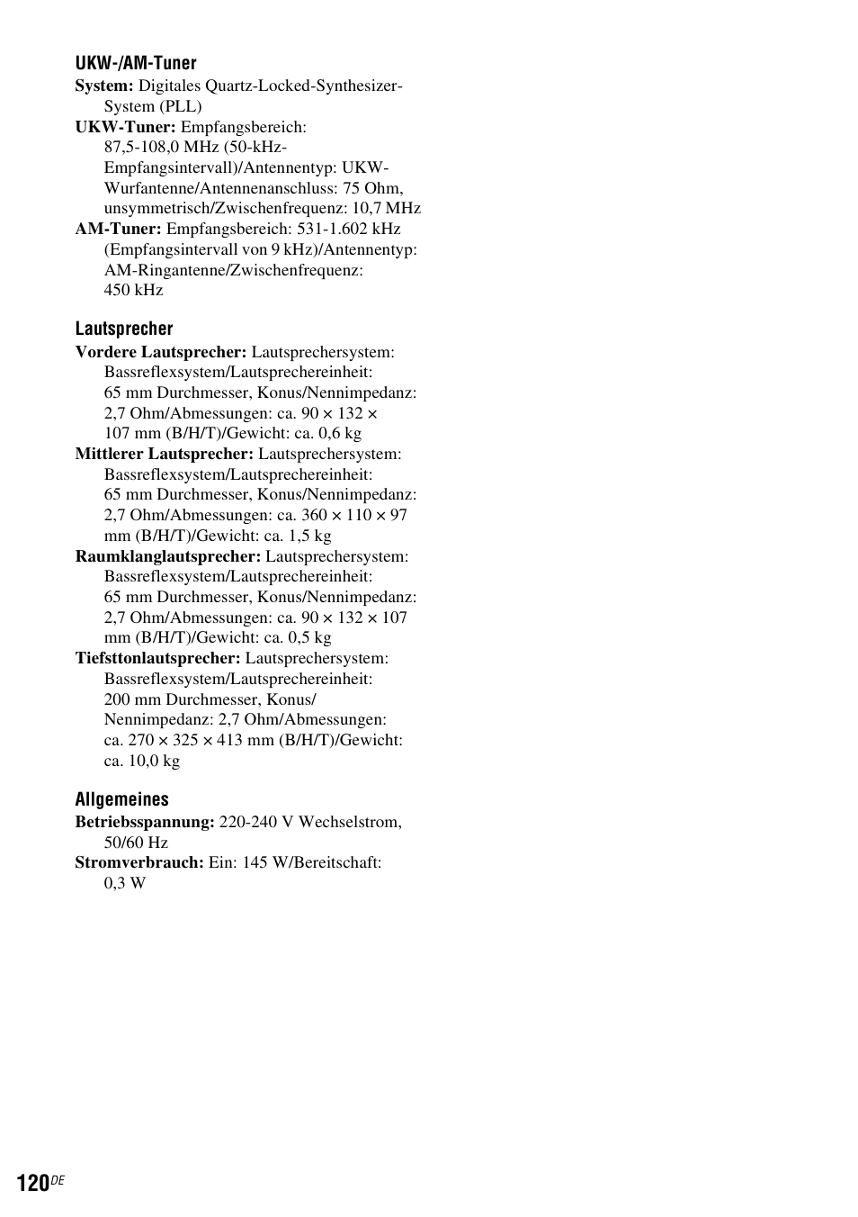Sony DAR-RD100 User Manual | Page 250 / 520