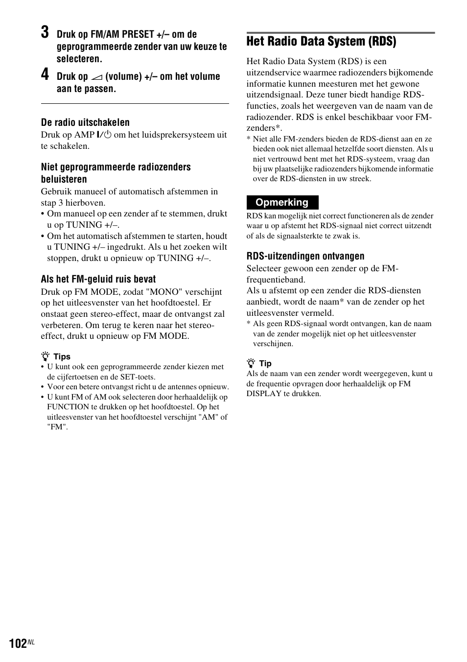 Het radio data system (rds) | Sony DAR-RD100 User Manual | Page 366 / 520