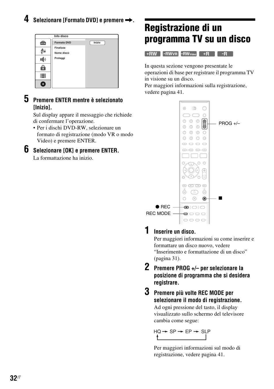 Registrazione di un programma tv su un disco | Sony DAR-RD100 User Manual | Page 424 / 520