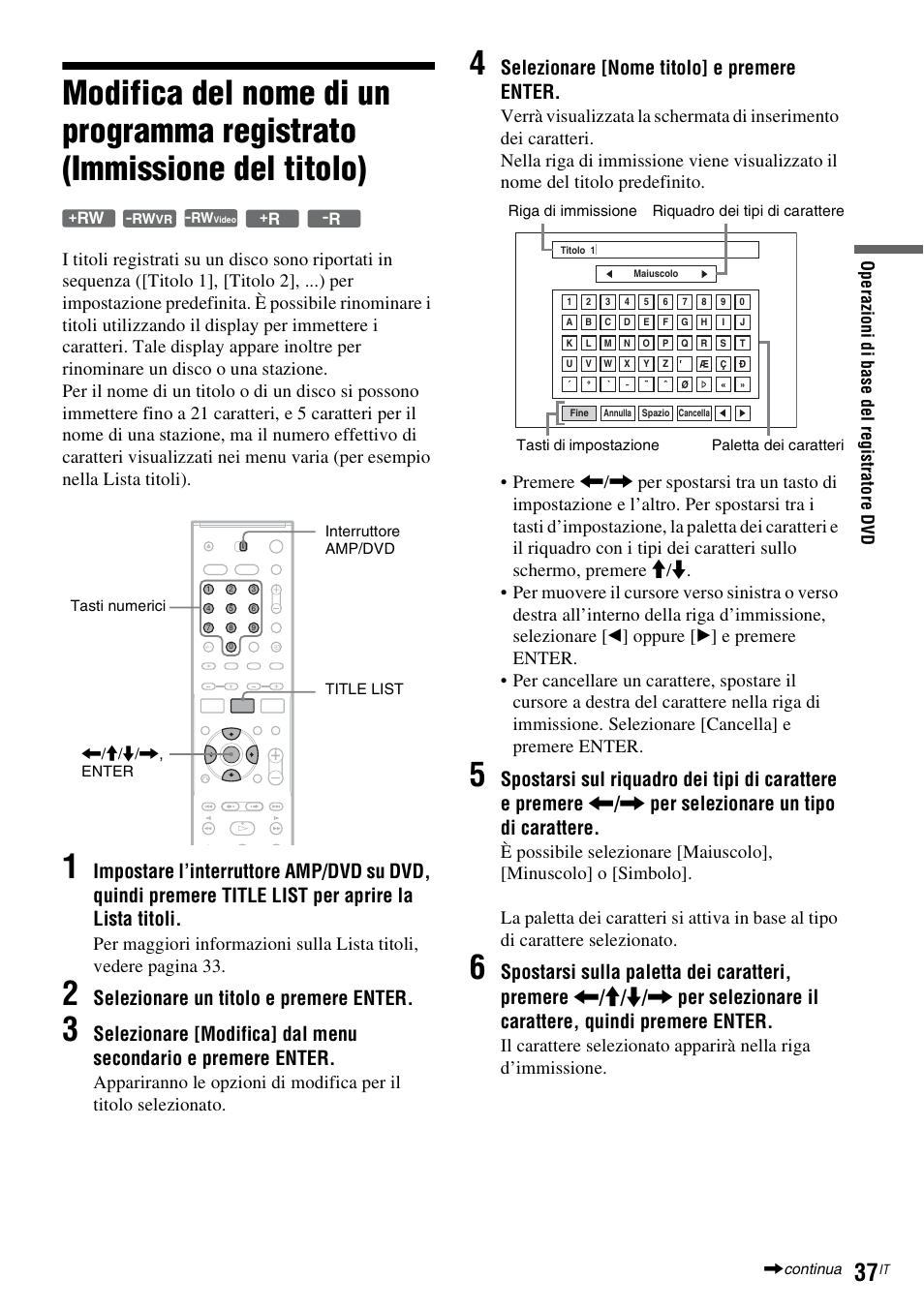 Selezionare un titolo e premere enter, Selezionare [nome titolo] e premere enter | Sony DAR-RD100 User Manual | Page 429 / 520