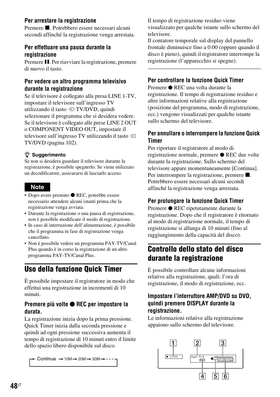 Uso della funzione quick timer | Sony DAR-RD100 User Manual | Page 440 / 520