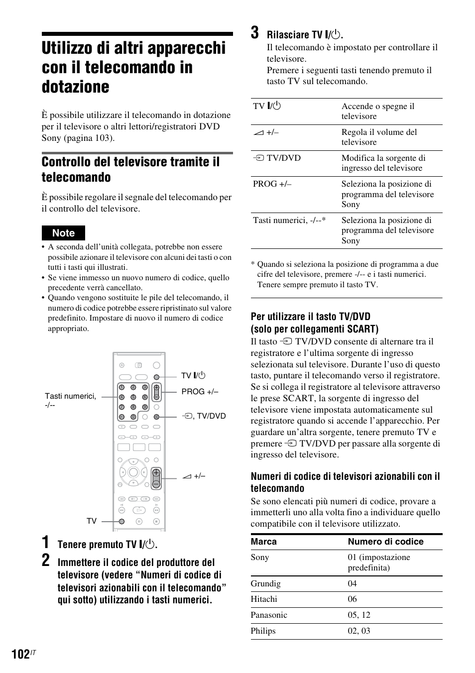 Controllo del televisore tramite il telecomando | Sony DAR-RD100 User Manual | Page 494 / 520