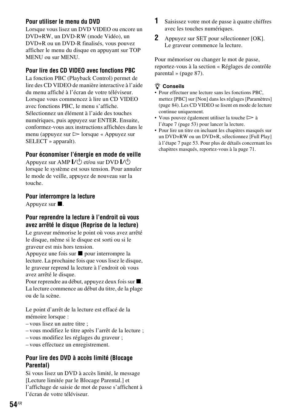 Sony DAR-RD100 User Manual | Page 54 / 520