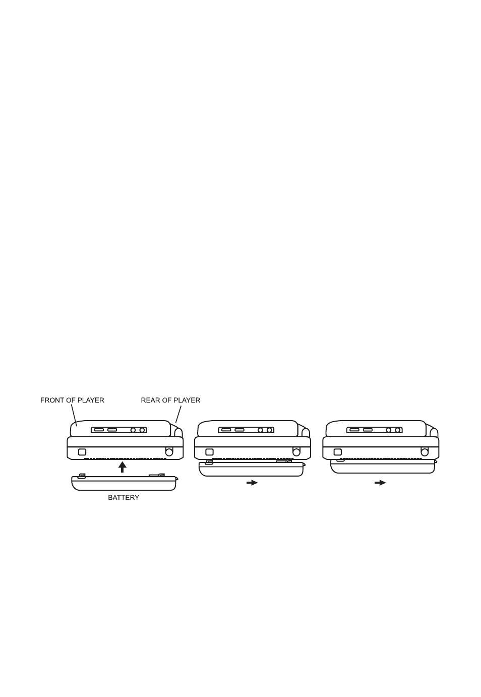 Installing the optional battery pack, Figure 41. installing the dvd player battery | Audiovox VBP58 User Manual | Page 31 / 34
