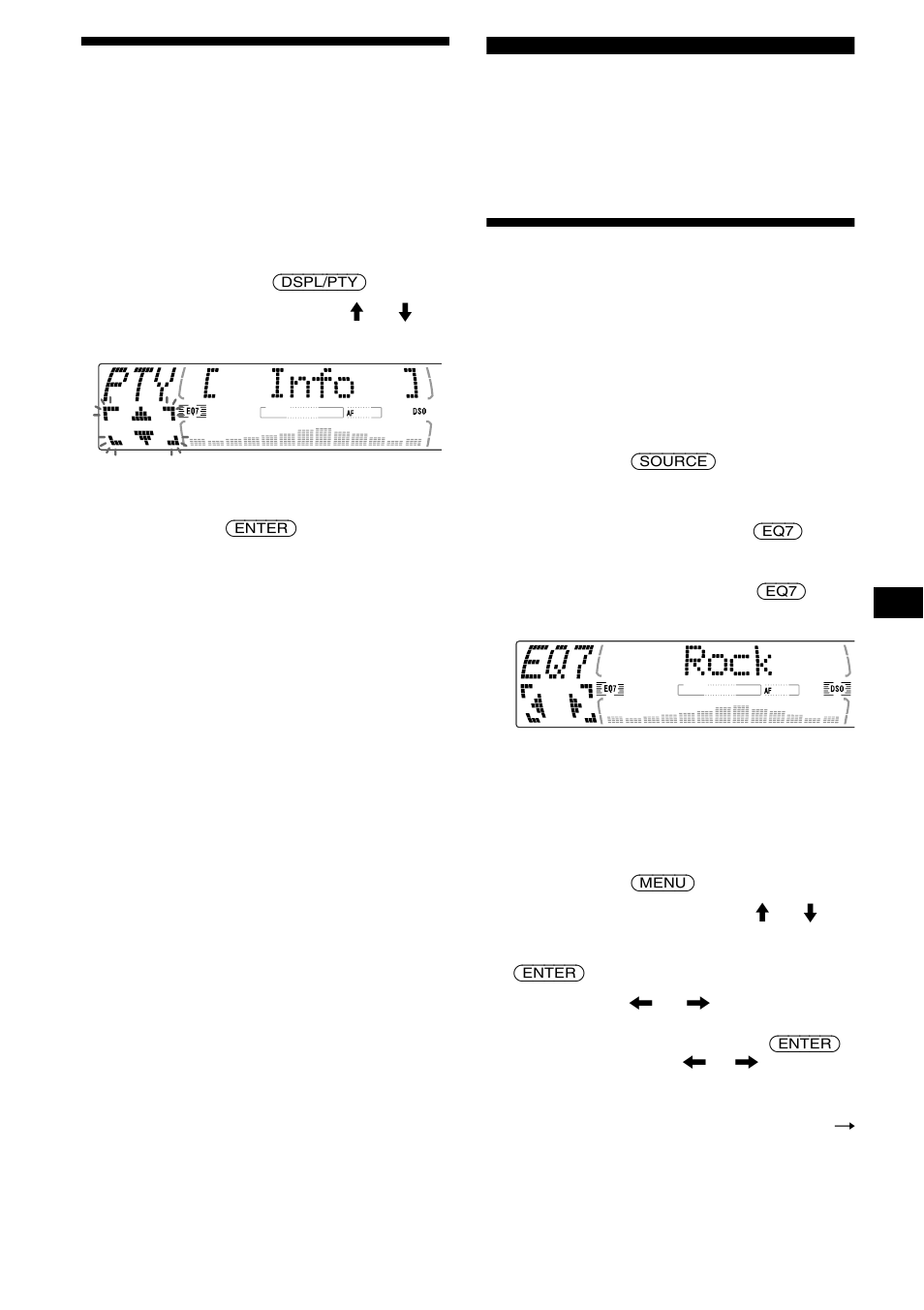 Réglage du meilleur son, Réglage de l’égaliseur (eq7) | Sony MDX-M690 User Manual | Page 107 / 206