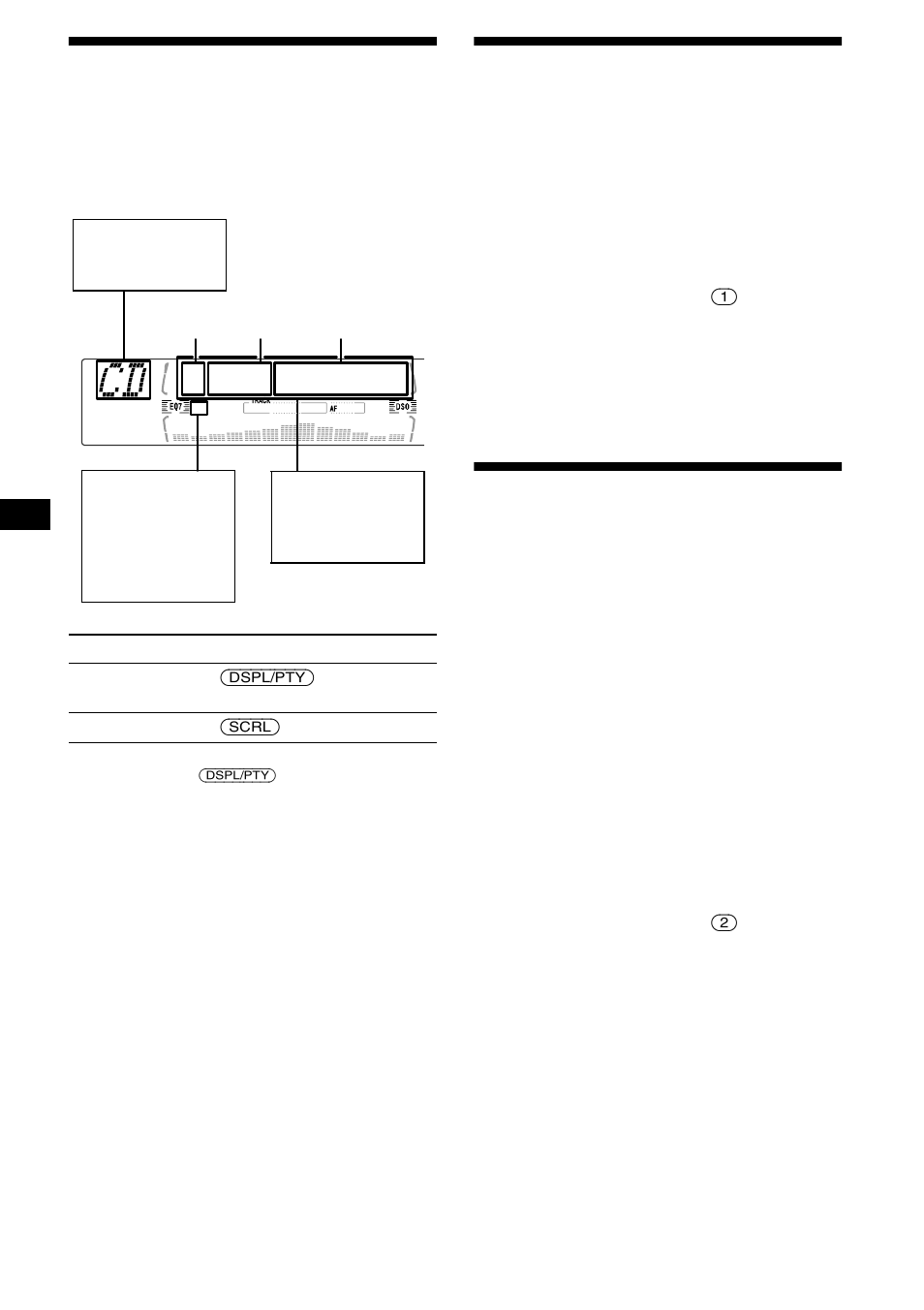 Display items, Playing tracks repeatedly, Playing tracks in random order | Display items playing tracks repeatedly, Repeat play, Shuffle play, 12 display items | Sony MDX-M690 User Manual | Page 12 / 206