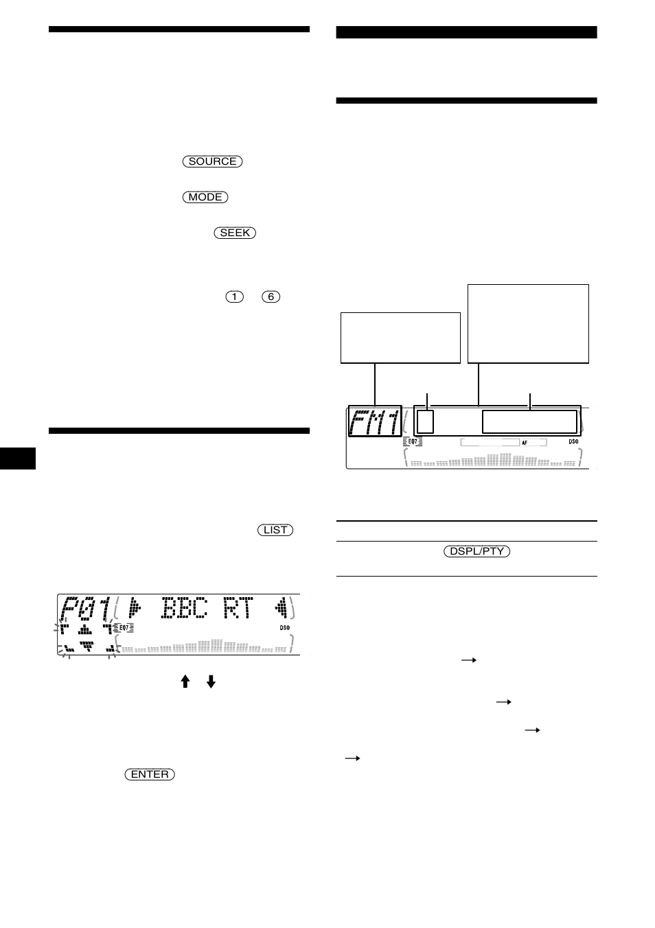 Memorizzazione delle stazioni desiderate, Sintonizzazione di una stazione da un elenco, Presentazione della funzione rds | Funzione di elenco | Sony MDX-M690 User Manual | Page 140 / 206