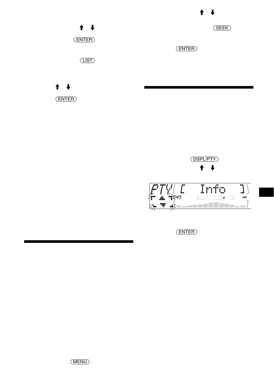 Commutazione tra audio a più canali e drc | Sony MDX-M690 User Manual | Page 147 / 206